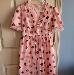 Strawberry dress! Size Medium